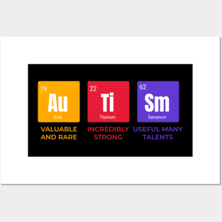 Autism Awareness - periodic table Posters and Art